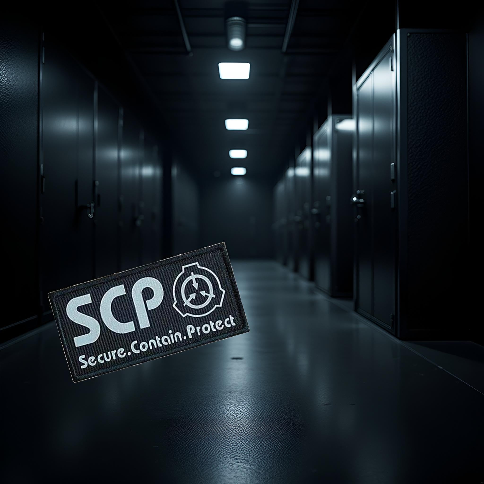 2pcs SCP Foundation Logo Special Containment Procedures Foundation E