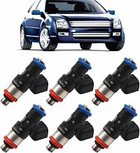 0280158189 6Pcs 4 Holes Fuel Injectors Compatible with Escape Fusion Milan Marine 3.0L V6 2009-2012 Replace 0280158051 0280158091 0280158191 09803051323 FJ998