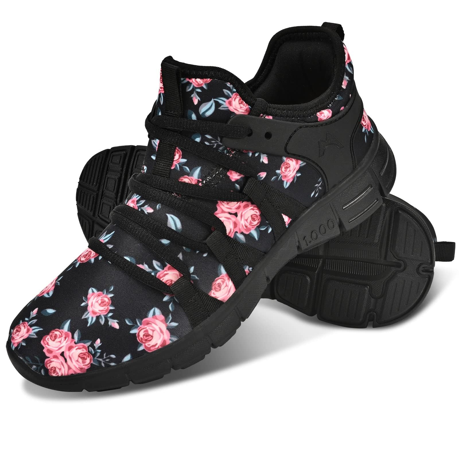 INZCOU Running Shoes Lightweight Tennis Shoes Non Slip Gym Workout Shoes Breathable Mesh Walking Sneakers