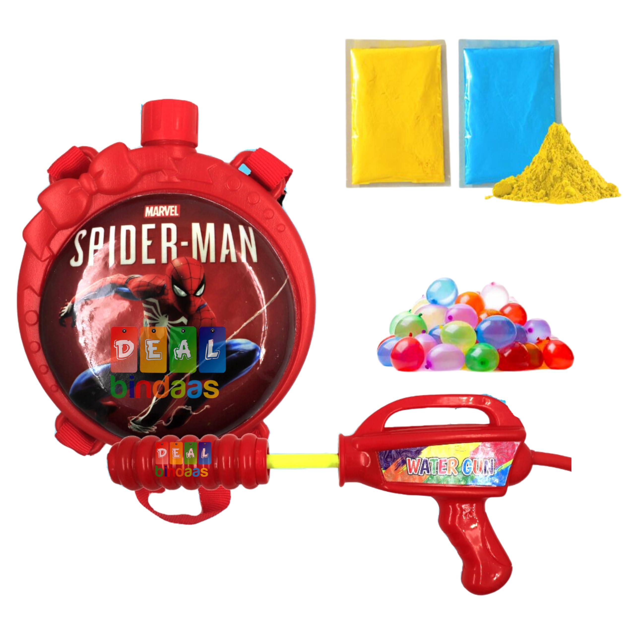 DealBindaas Holi Pichkariun Water Blaster with Back Holding Tank Water Capacity 1 Liters Spray Squirt Pistol Pump Water Play Toy (B09QQNYPDM) Amazon Price History, Amazon Price Tracker