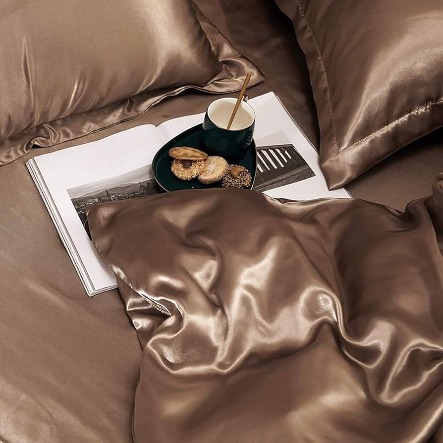 Amazon｜シルク 布団カバー,高 級 無地 掛け布団カバー,スーパー
