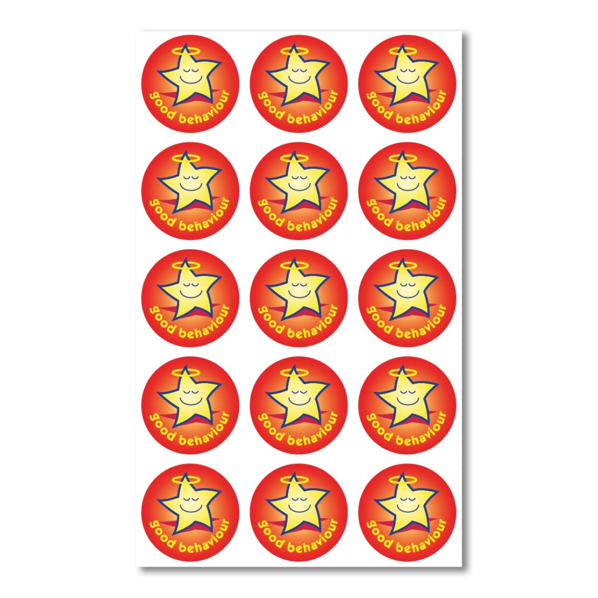 Halo Star - Good Behaviour Stickers 38mm (Pack of 75) - Image 2