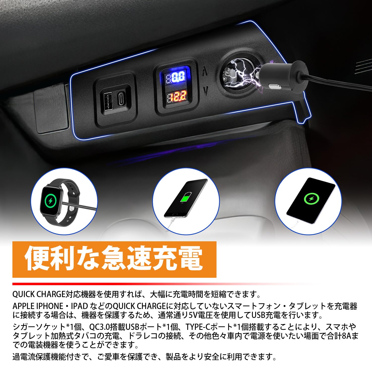 Amazon | 北澤商事 CHR 増設電源 増設ソケット C-HR(ZXY10/NGX50