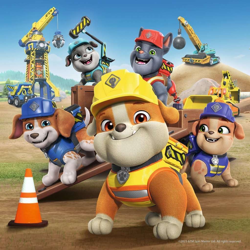 Ravensburger Kinderpuzzle - 12004168 Rubble & Crew - Puzzle for Kinder ab 5 Jahren, mit 3x49 Teilen