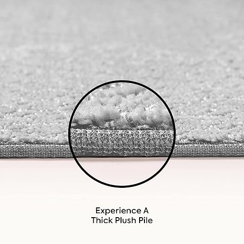 Miniatura 9 de Furnish my Place Alfombra abstracta contemporánea geométrica con textura de panal de abeja moderna de dos tonos de alto y bajo, alfombra redonda,