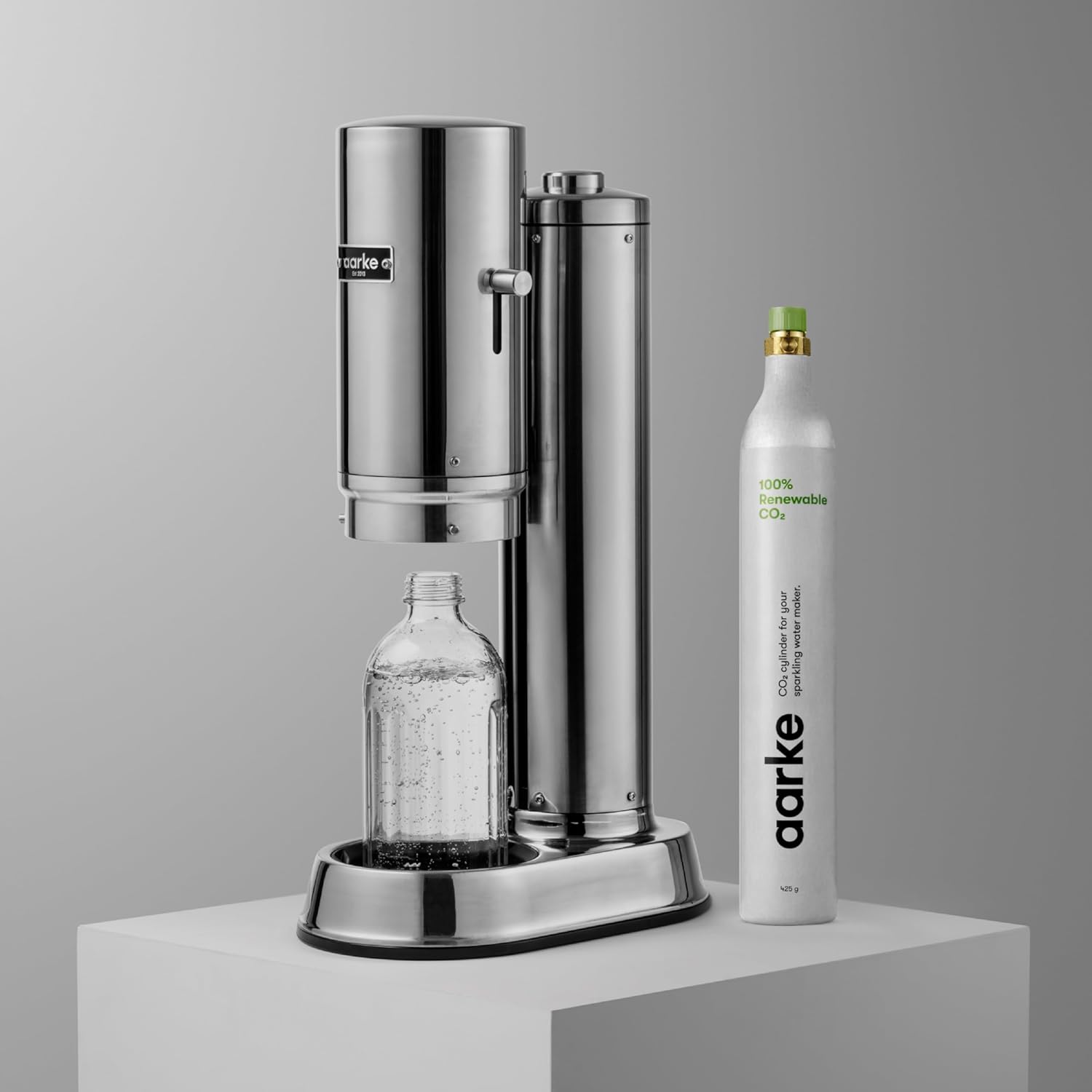 Aarke CO2 Refill Cylinder, Compatible with All Aarke Carbonator Soda Machines & Most Soda Machines, Makes Up to 120L of Carbonated Water (2-Pack) - Image 6