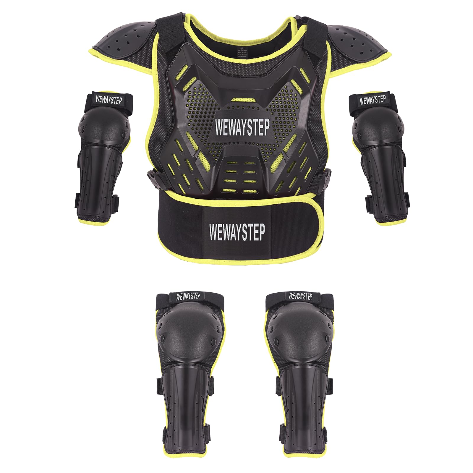Photo 1 of Kids' Dirt Bike Armor - Motocross Protective Gear with Chest Protector, Knee & Elbow Pads for Cycling & Off-Road Riding