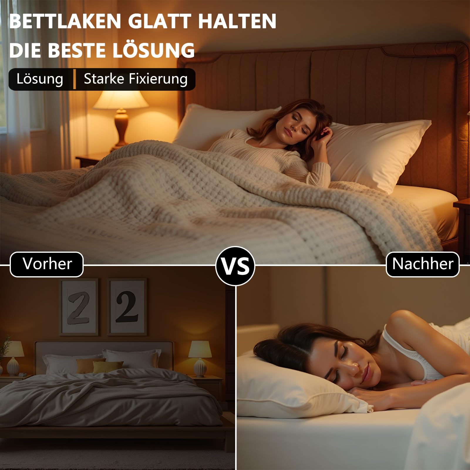 8 szt. Regulowane Napinacze do Prześcieradeł z Gumką 65–130 cm w Stanie Nierozciągniętym, Elastyczne Paski z Metalowymi Klipsami, do Materacy, Sof i Desek do Prasowania