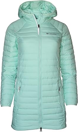 columbia women's white out mid hooded jacket