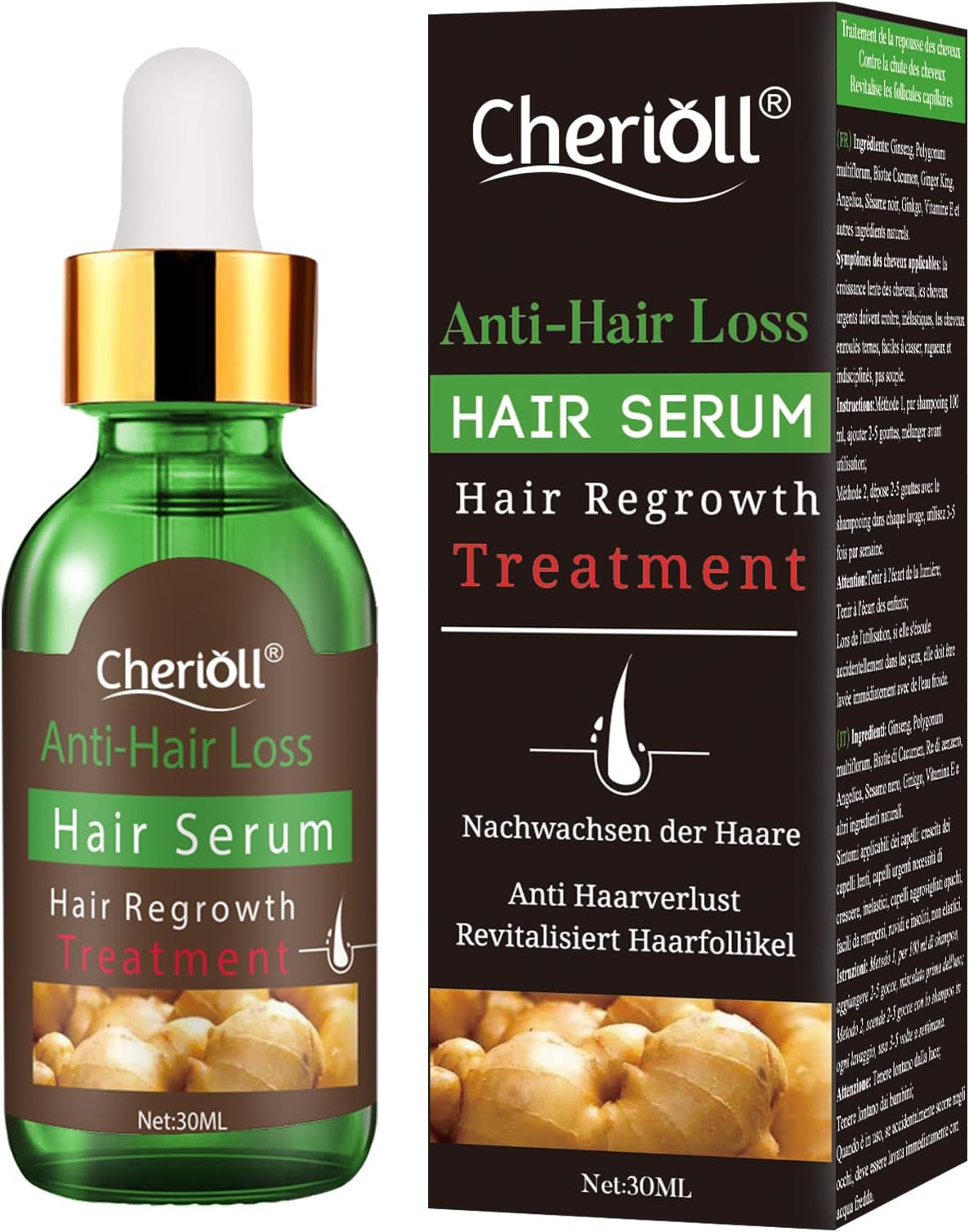 Hair Growth Oil for Stronger, Thicker, Longer Hair (30ml)