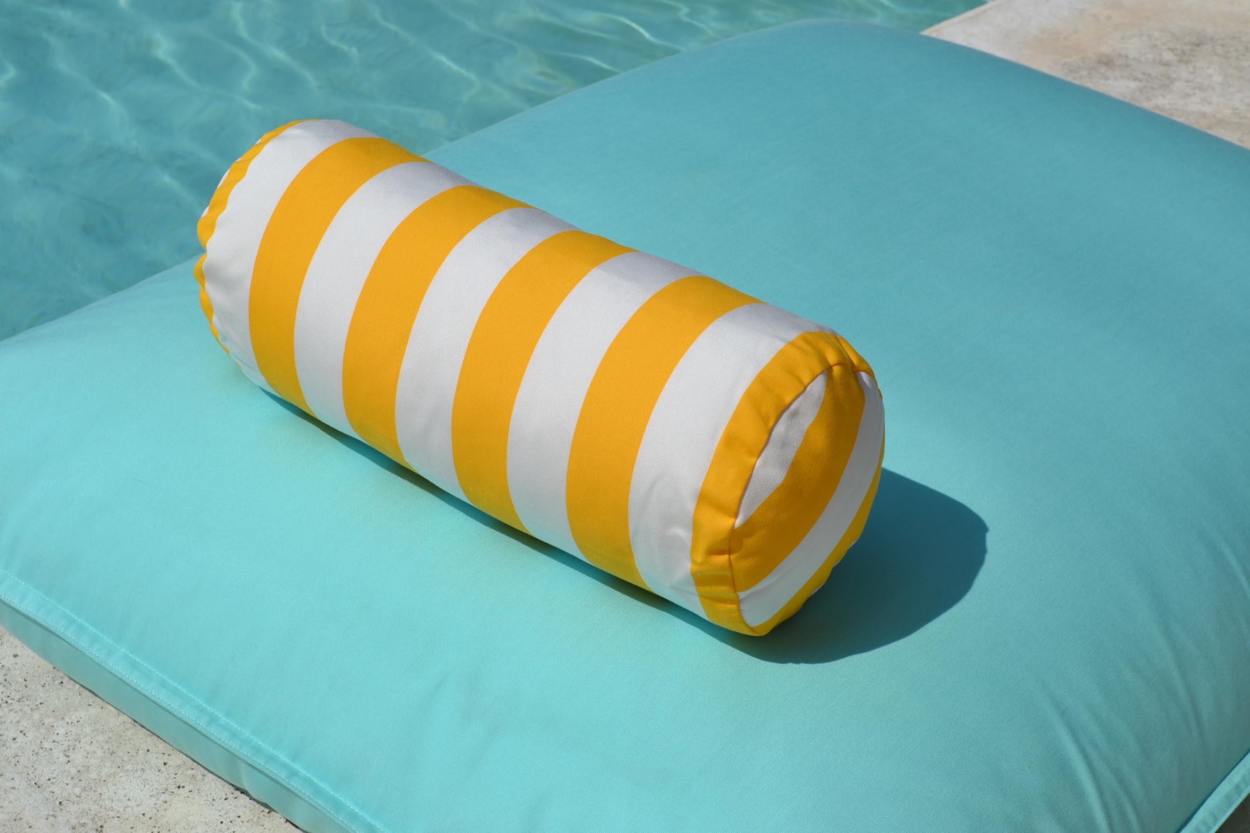 chillisy® Premium Pool-Sitzsack Sunkissed Lagoon Set – schwimmend – Float-Gefühl inklusive – 5 Jahre Farb-Garantie – UV-beständig - Mint [160x120 cm]