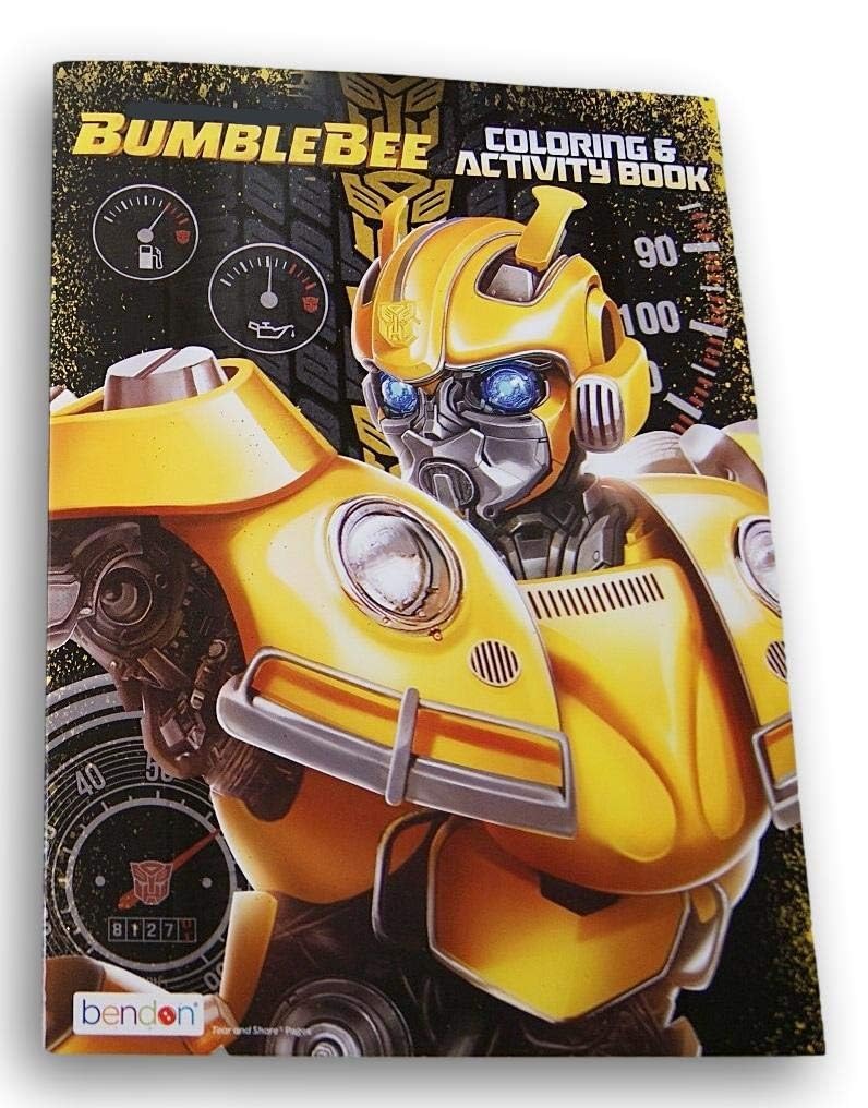 Coloring Books Transformrs Bumblebee and Activity - 80 Pages