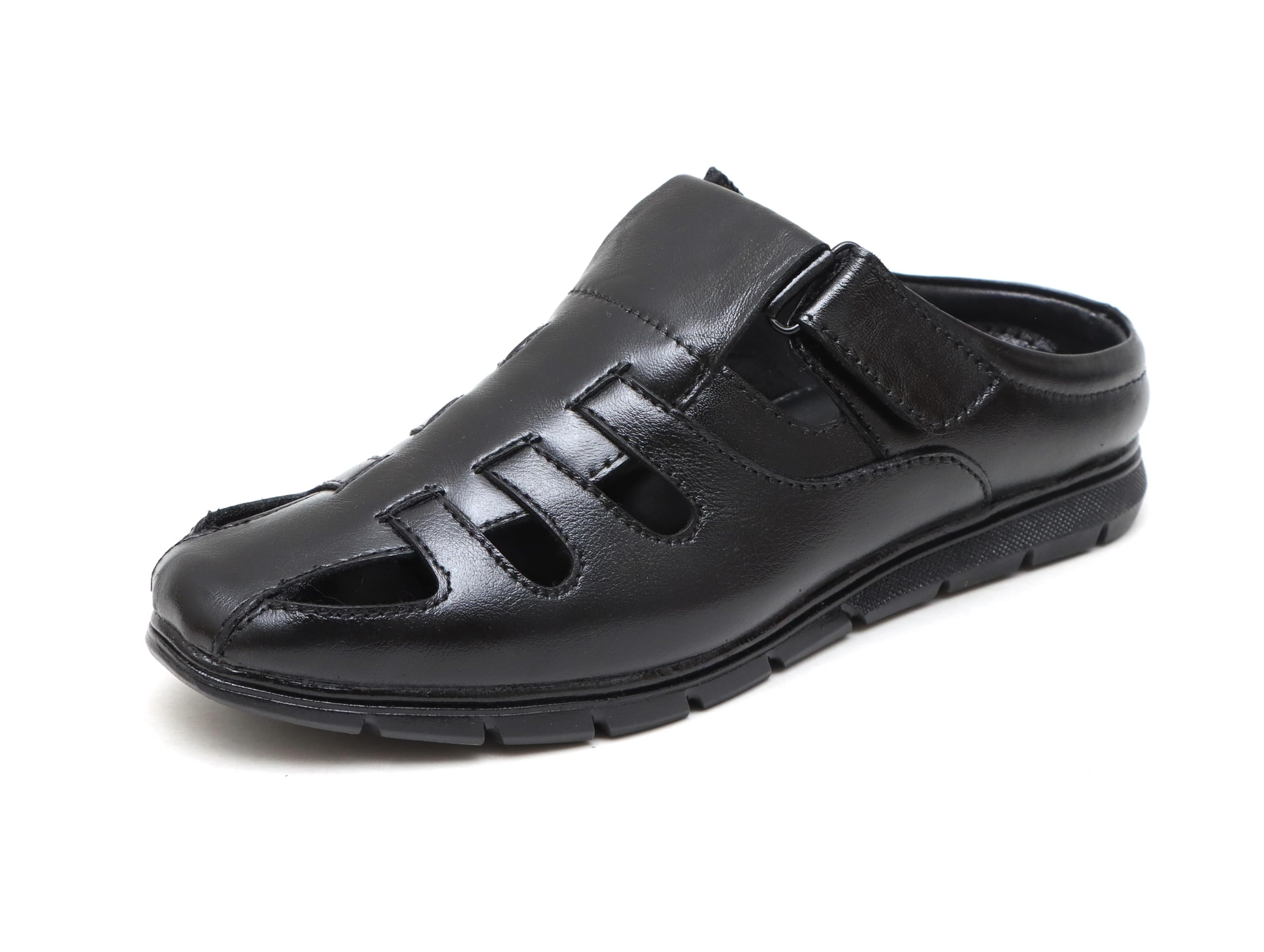 brute Genuine Leather Sandals for Men | Open Fisherman Sandals | Half Sandals-picture-53