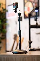 Vista 7 de Gator Frameworks Adaptador de Soporte para Cámara de Pie de Micrófono con Cabezal de Rótula se Adapta a Roscas de Cámara Estándar 1/4-20