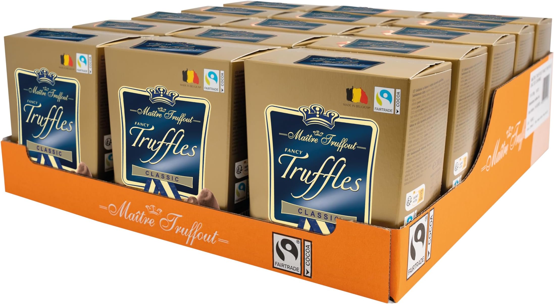 ホワイトデーのお返しに 生チョコのような風味のトリュフチョコ truffles ミルク味