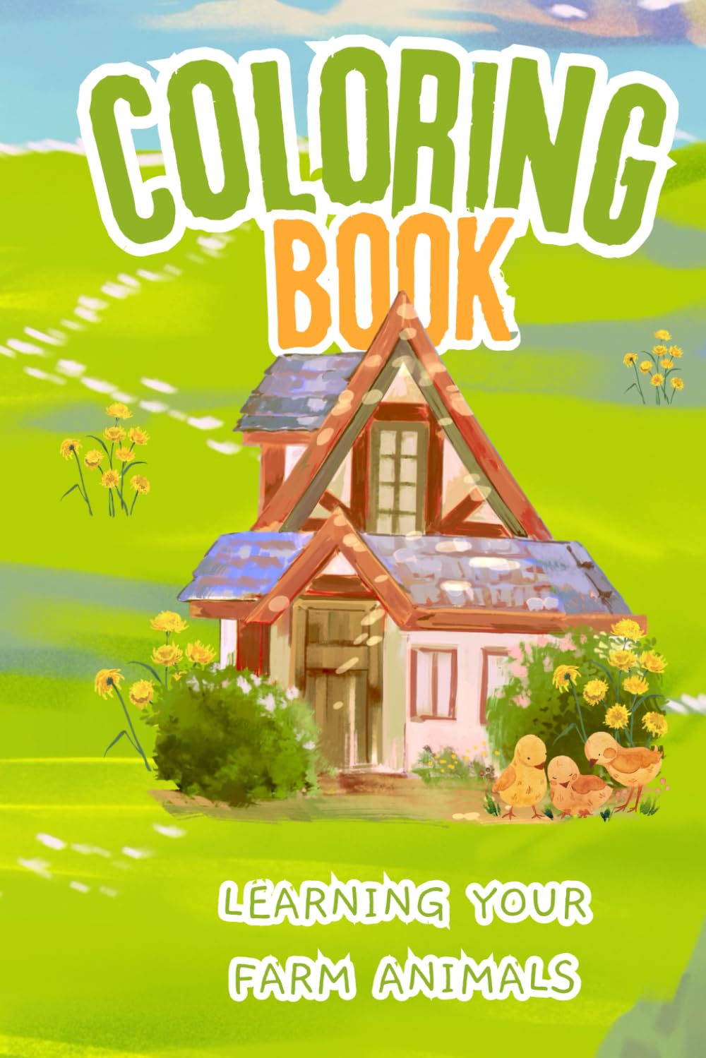 Farm Animals Coloring Book: Fun & Creative Children's Coloring Book