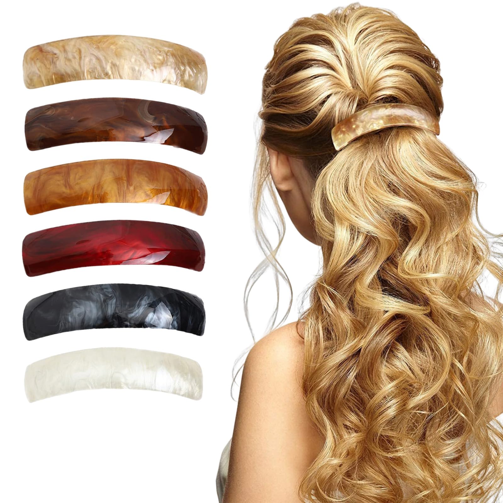 6 Haarspangen Für Damen – Einfaches & Praktisches Set Für Schnelle Frisuren