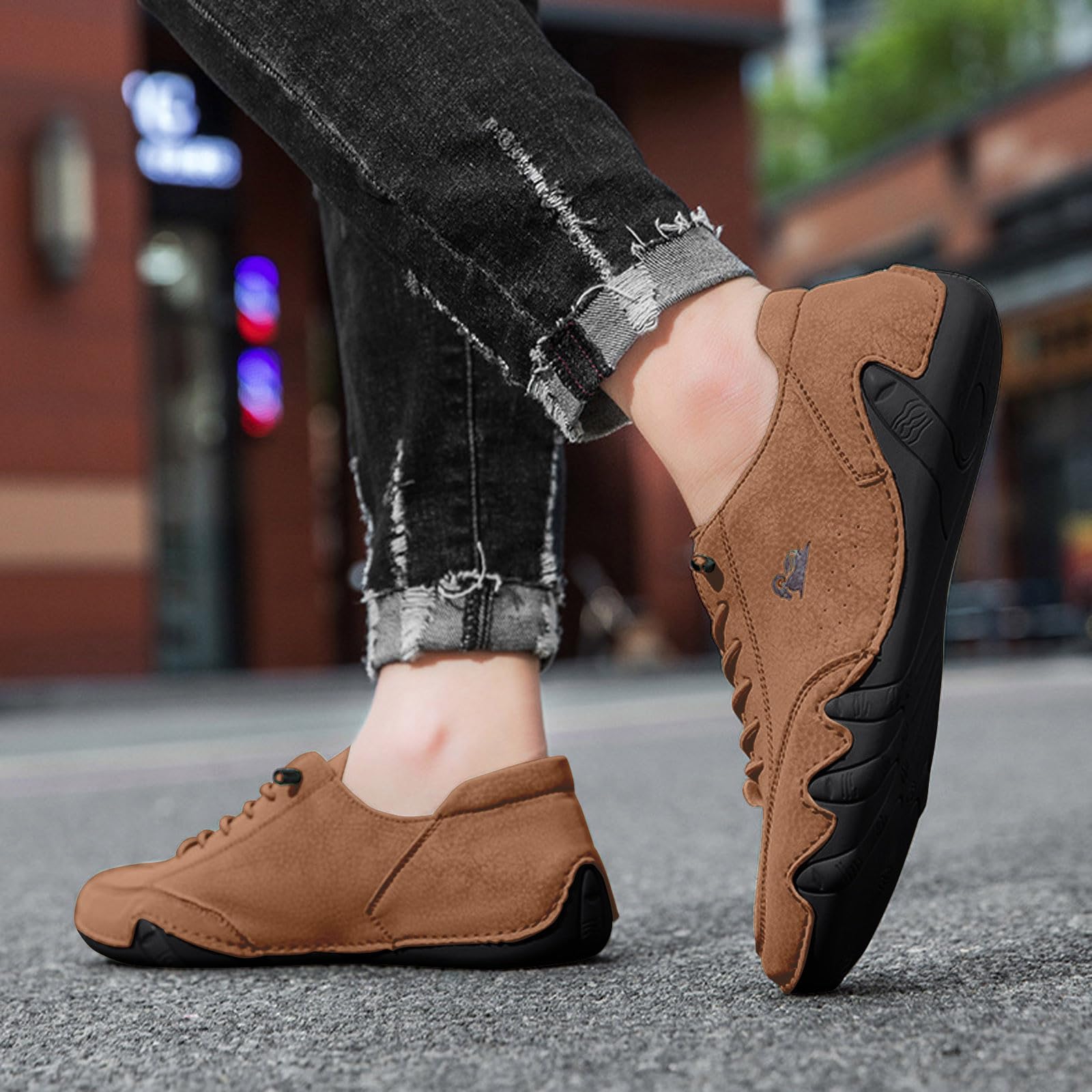 Zapatillas Casual para Hombre ultracómodos Caminar Bambas Gimnasio Zapatillas Trail Running Ligeras Slip-on Sneakers Horma Ancha Zapatos Casuales de Gran tamaño Caminar Bambas