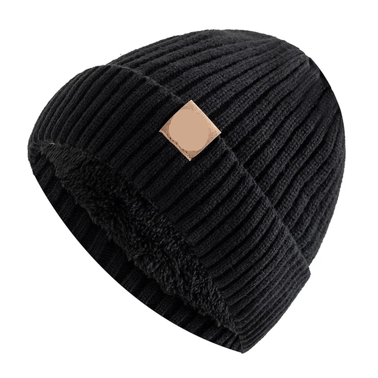 Genérico Gorros de invierno unisex dos tonos