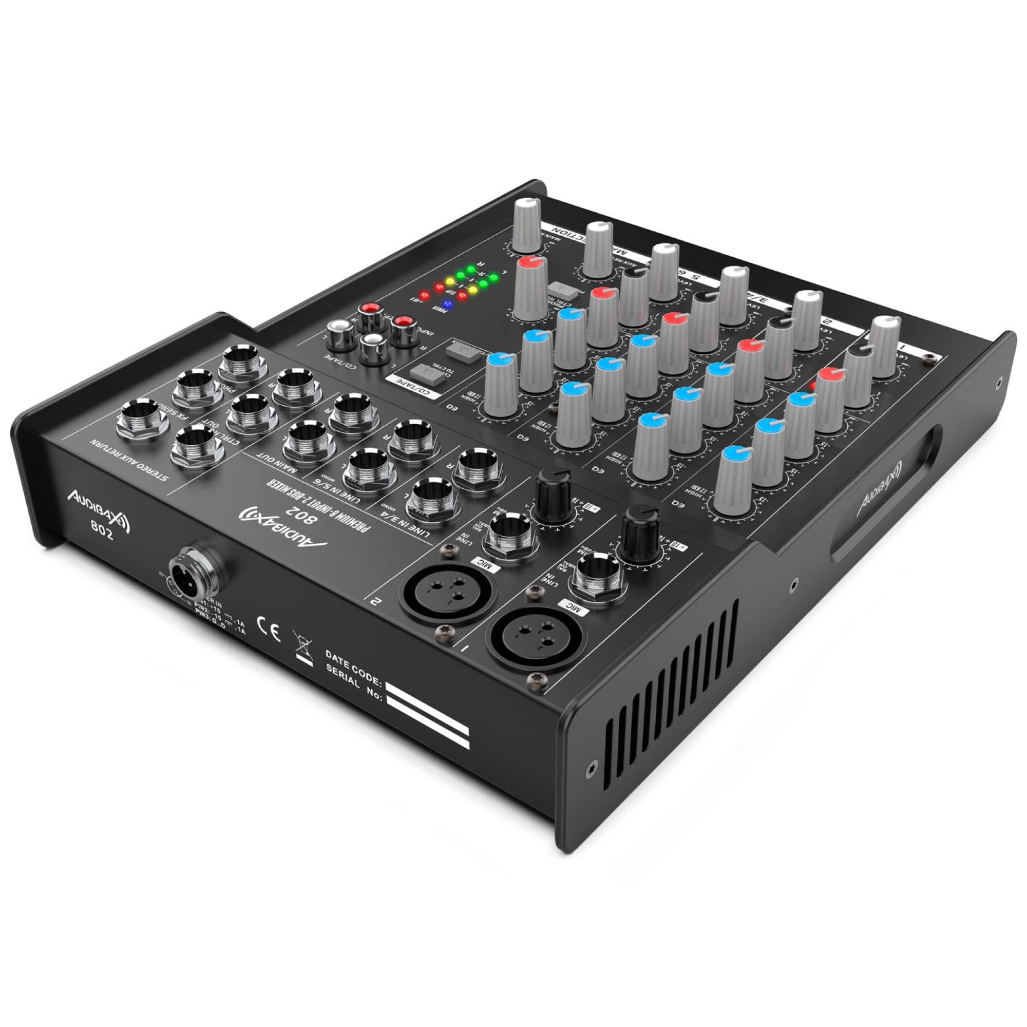 Audibax 802 Mesa Mezclas 6 Canales