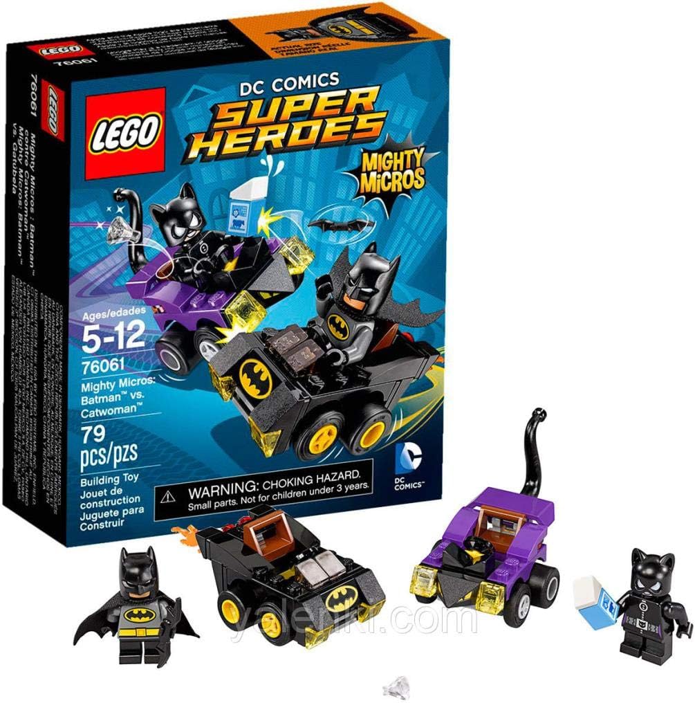 LEGO Super Heroes Mighty Micros: Batman vs Catwoman 76061 Building Kit (79 Piece)