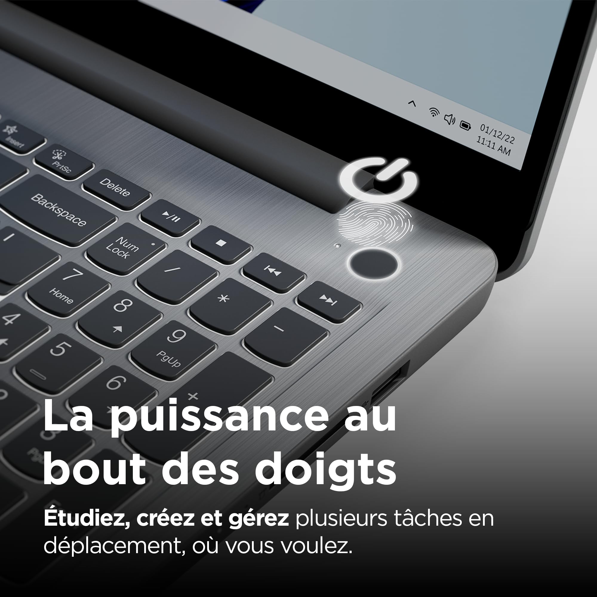 Image secondaire de Lenovo IdeaPad 3 17IRU7 - Ordinateur Portable 17.3'' FHD, Intel Core i5, 8Go RAM, 512Go SSD, Gris