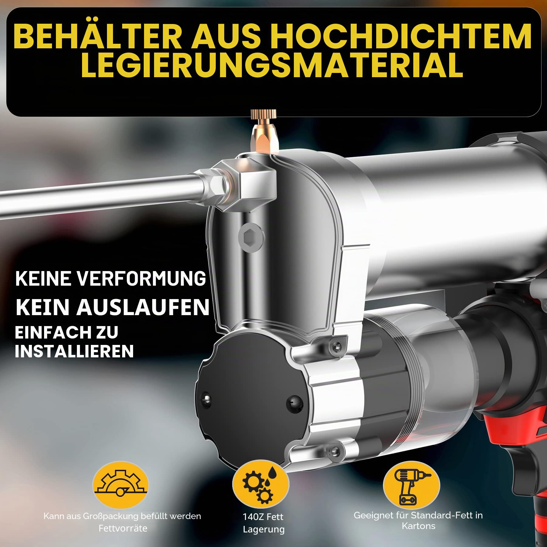 Fettpresse Bohrer Adapter Pneumatisches Werkzeug Elektrische Bohrmaschine Schlagschrauber Universal Umwandlung Pistolenkopf,Electric Schmierpressen