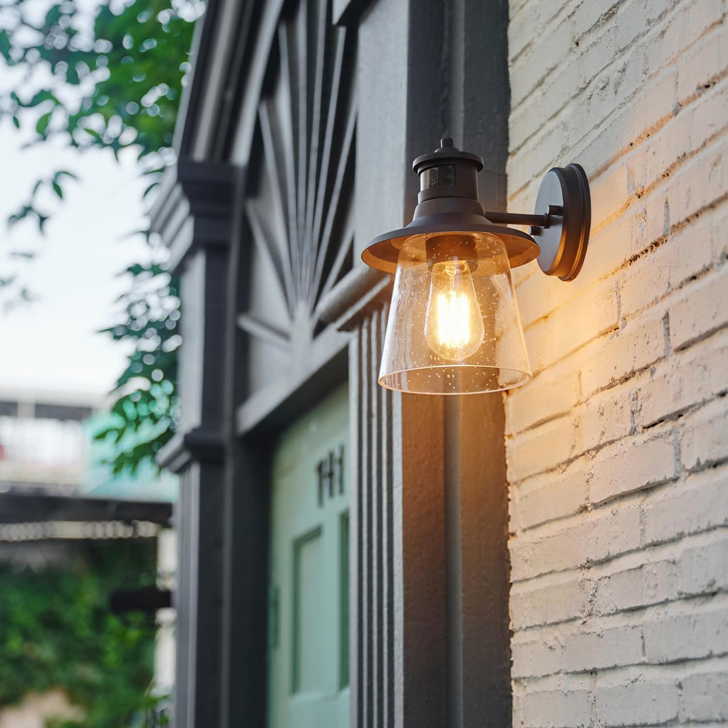 Globe Electric 91007495 Juno 10" Tall Outdoor Wall Sconce - Matte Black