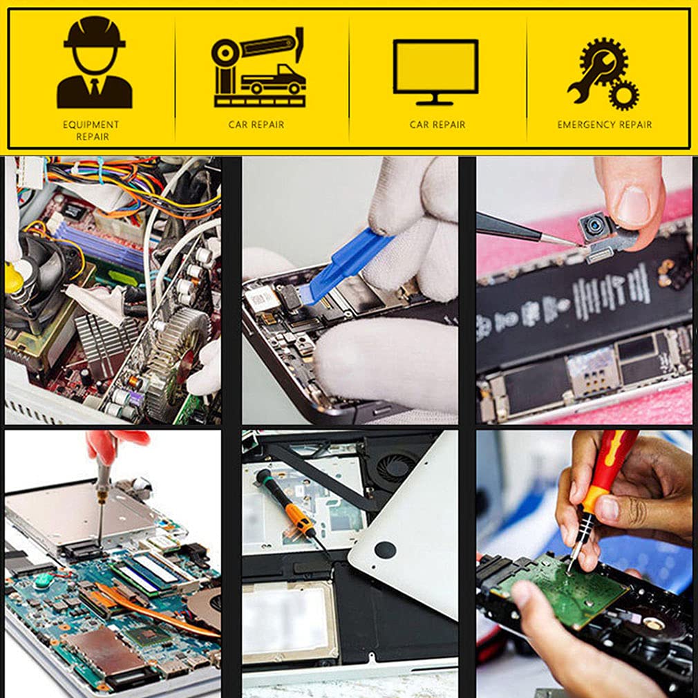 Juego de destornilladores 135 en 1, destornillador de precisión para electrónica, kit de herramientas de reparación magnética para teléfonos, computadoras, consolas de juegos y electrodomésticos