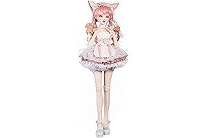 VLEYAN Captivating Anime Doll: Embodying 1/3 Scale, 31 Movable Joints, and Purrfect...