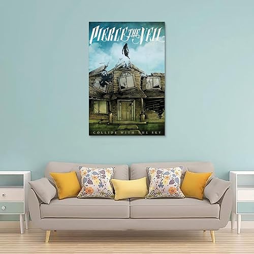 Miniatura 2 de MAIX - Póster de Pierce The Veil Collide With The Sky, arte de pared, para sala de estar, dormitorio, 12 x 18 pulgadas (11.8 x 17.7 in), estilo sin