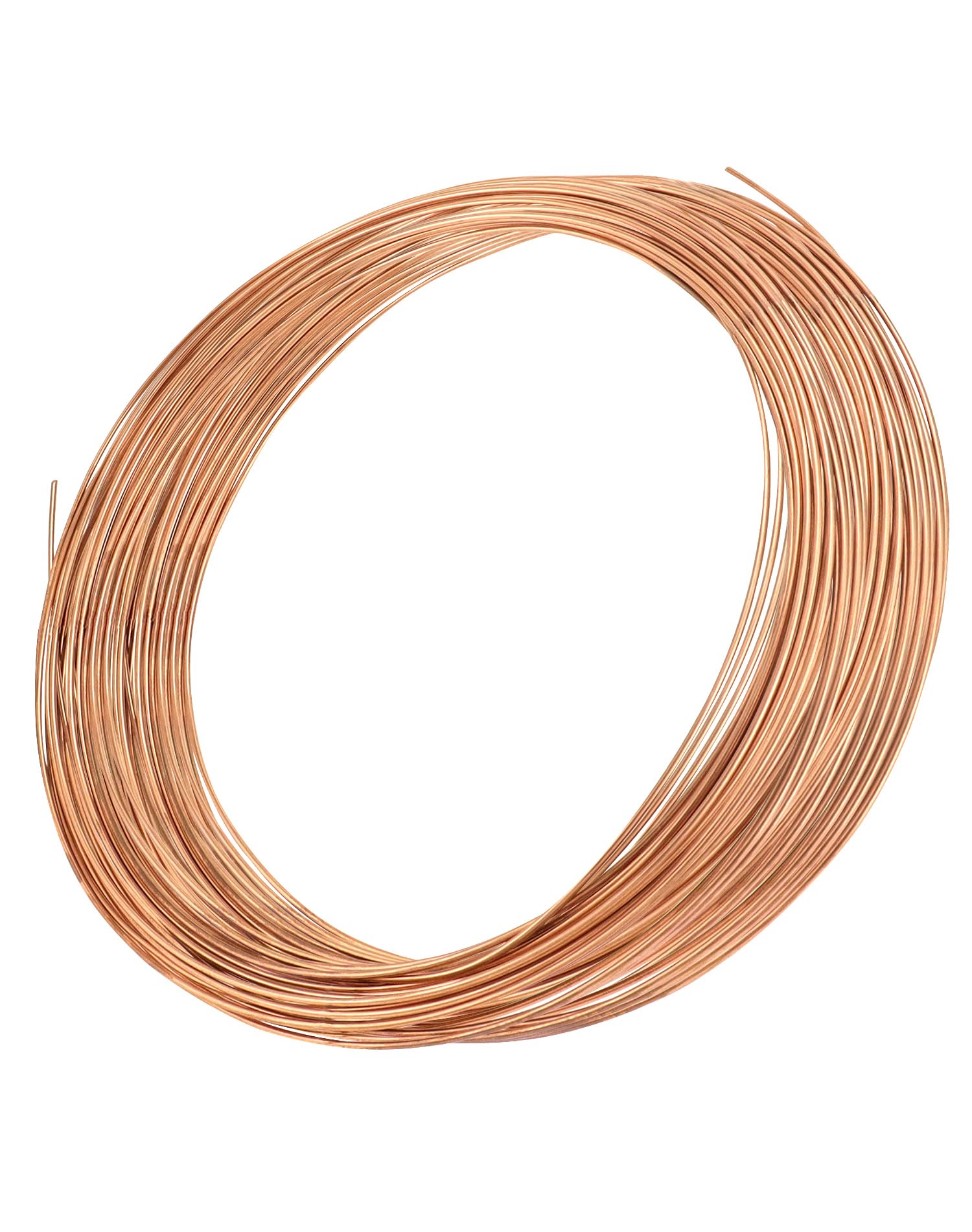 QWORK Hilo de Cobre Puro Ø2mm 10m Alambre Cu 99 DIY