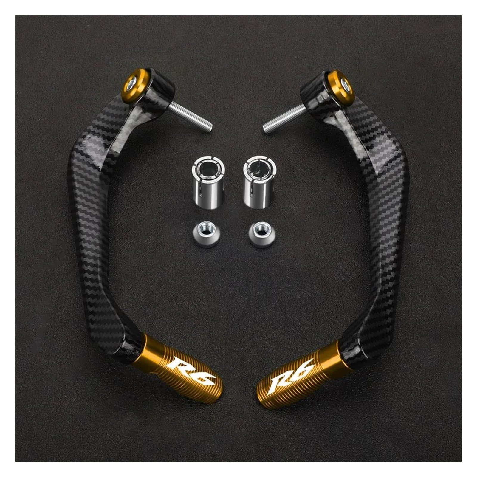 Yuhow Gold Motorcycle Joystick Guards For Yzfr6 Yzf-R6 Yzf R6(Gold)