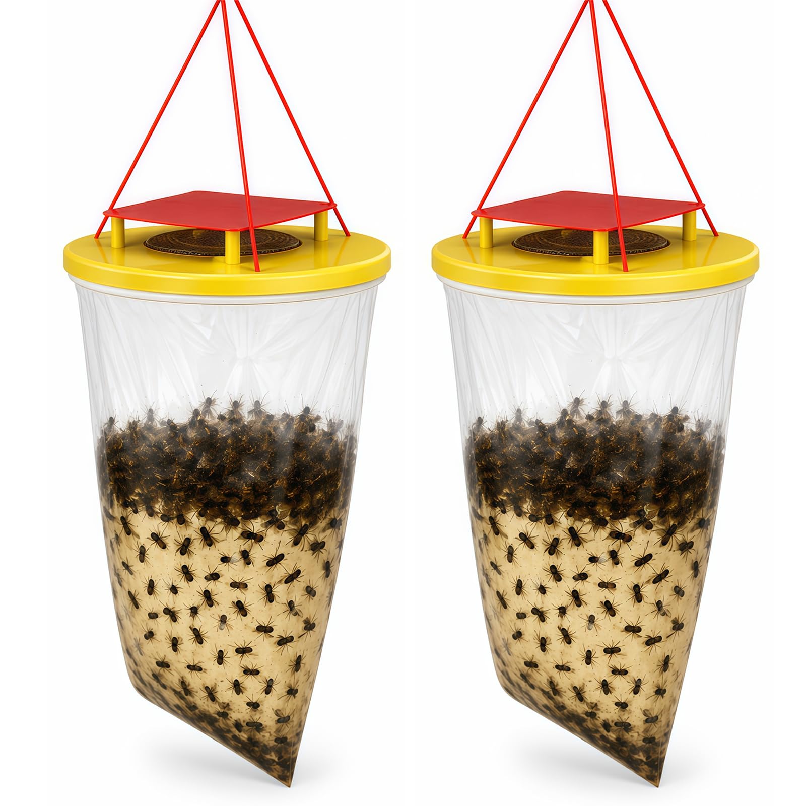 Hanging Fly Trap Killer Bag - 2PCS Outdoor Fly Catcher