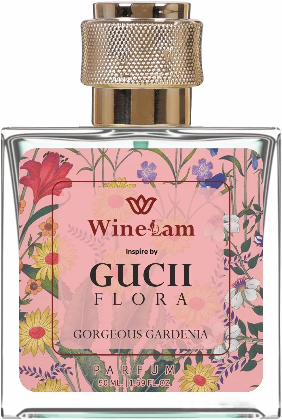 Parfum for Men & Women – Luxurious Romantic Perfume with Long-Lasting Fragrance, 50ml – Sensual & Elegant Scent for Special Occasions (Gucii Flora)