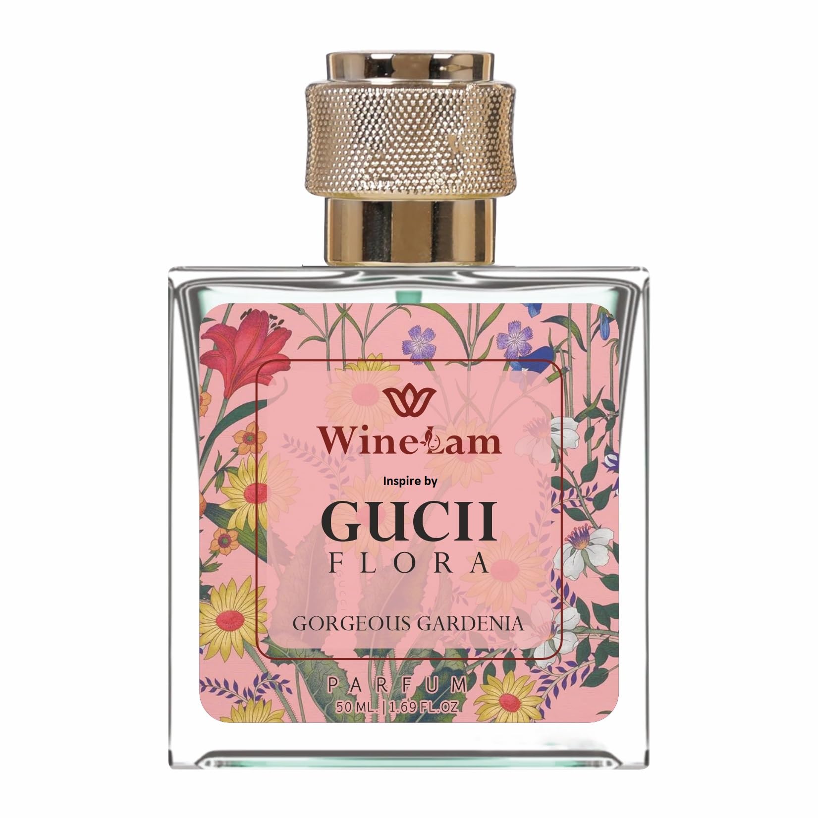 Parfum for Men & Women – Luxurious Romantic Perfume with Long-Lasting Fragrance, 50ml – Sensual & Elegant Scent for Special Occasions (Gucii Flora)