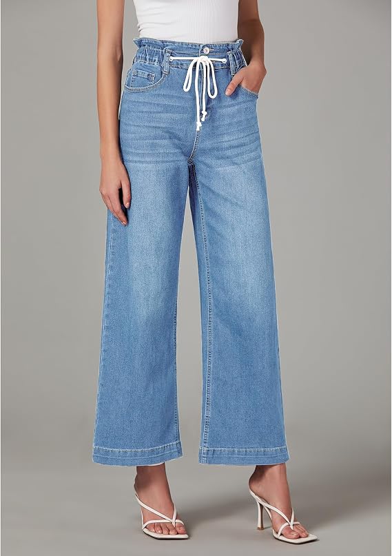 AILLMOU Smocked Waist Casual Pants Lifestyle Outfit
