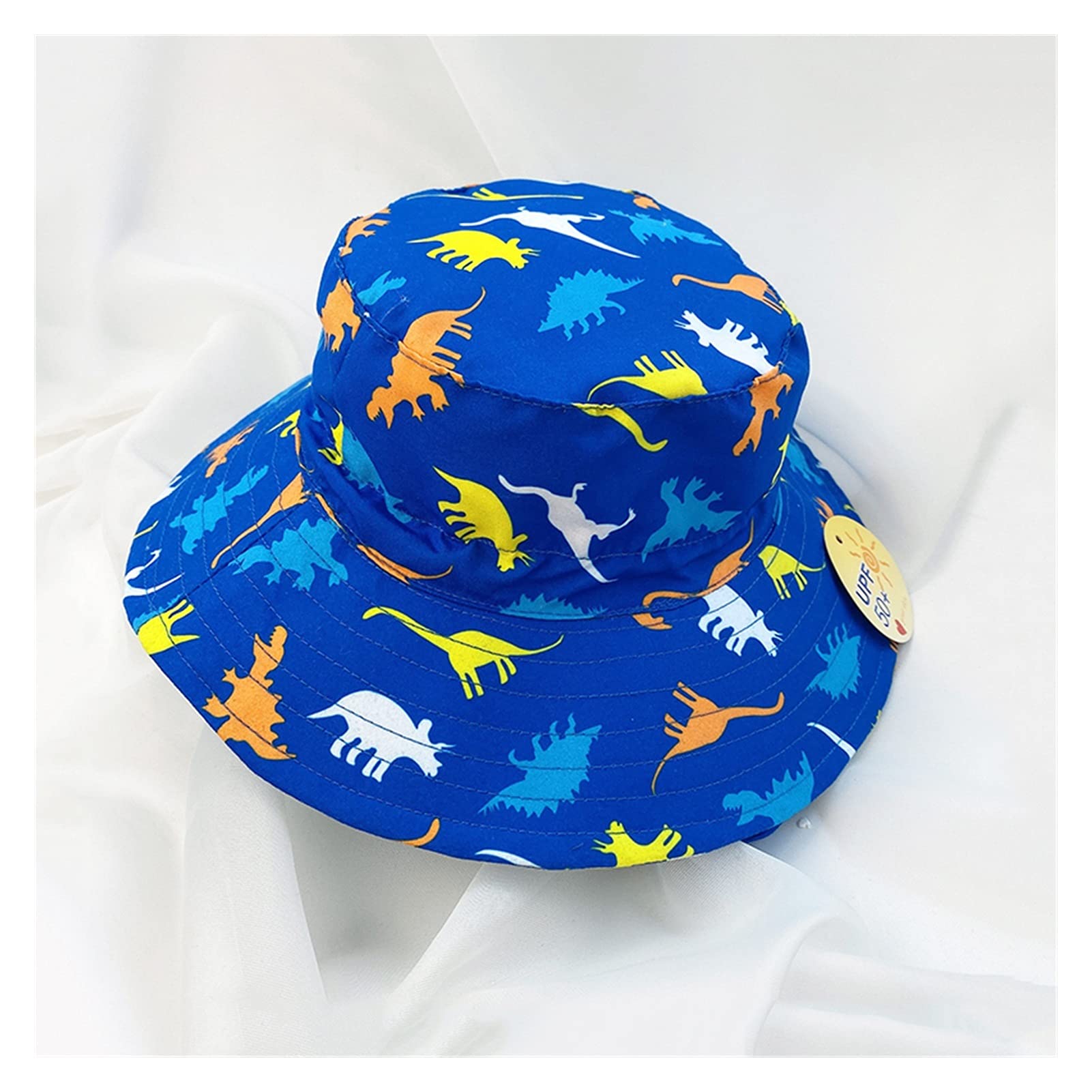 Sombrero de verano para niños, sombrero para el sol para bebés, anti-ultravioleta, verano, grandes aleros, niños, sombrero de pescador, playa, playa, sombrero para el sol para bebés (Azul XS 3 12M)