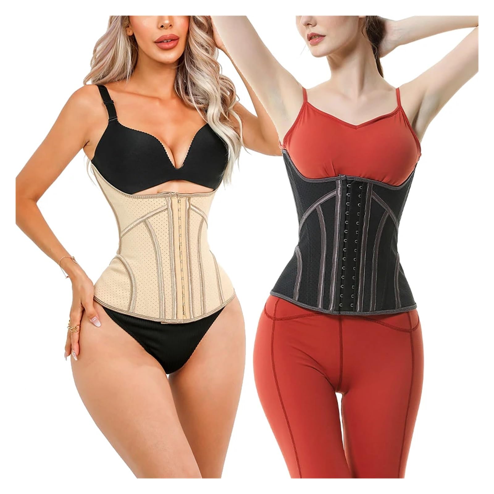 Ceinture Abdominale pour Femme Corset Amincissant for Femme, Gaine Amincissante, de Poitrine, réducteur Corps, Ceinture Abdominale pour Le Sport