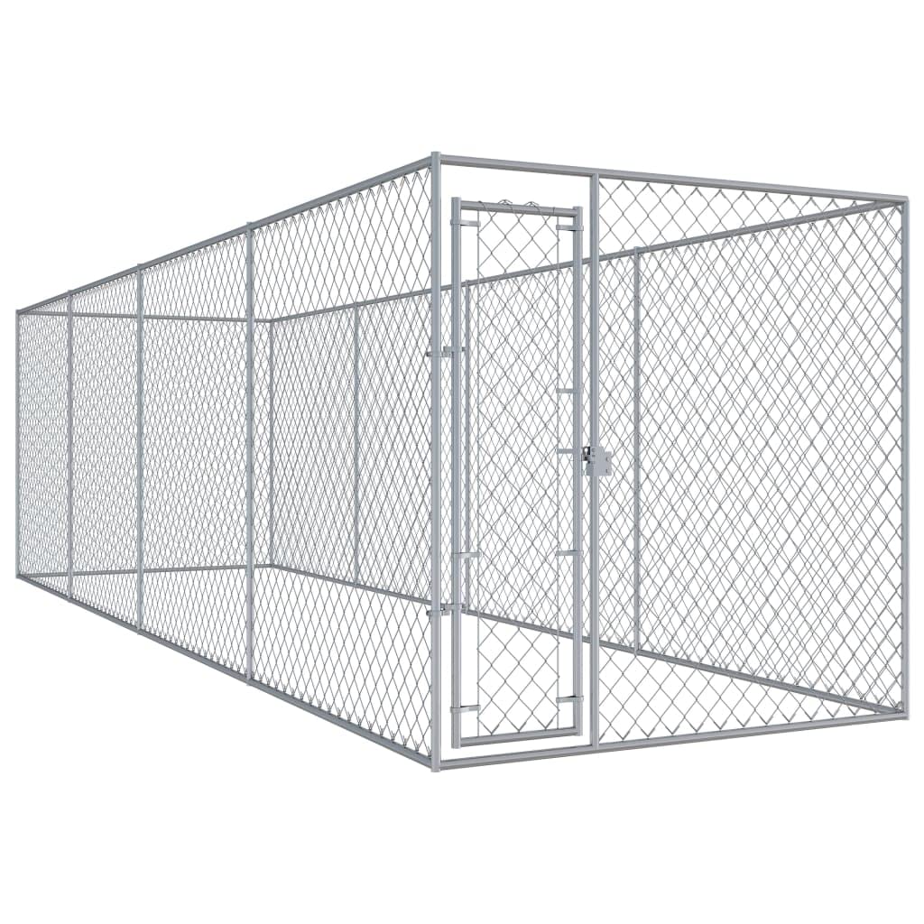 HOMIUSE Perrera de Exterior 760x192x185 cm Valla para Perros Parque para Perros Pequeños Parque Perros Pequeños Cercado para Perros Parque para Perros Vallas para Perros Corralito para Perros