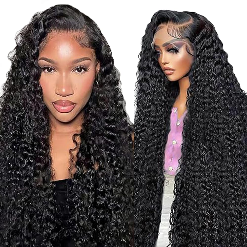Perruque cheveux humain 13x1 transparent lace finition premium
