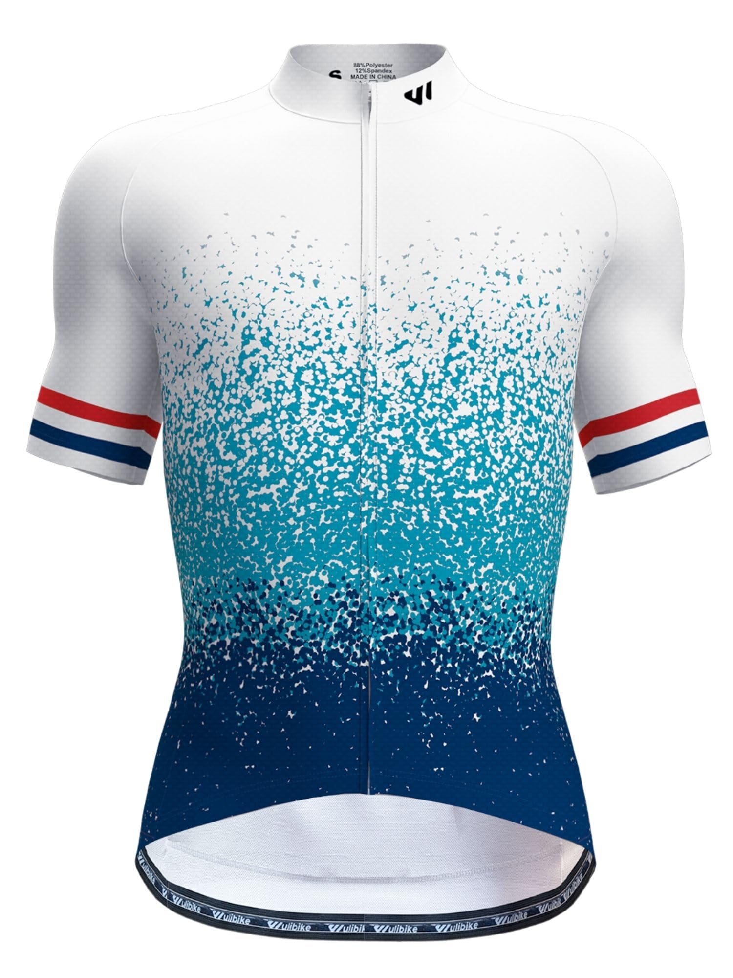 Lo.gas Cycling Jersey Men Short/Long Sleeve Bike Biking Shirts Full Zip with Pockets Road Bicycle Clothes