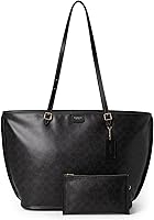 Coach Taxi Tote Bag Signature Canvas: Spacious Vegetable-Tanned Leather Tote with Adjustable Handles & Removable Pouch