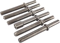 Vista 8 de YaeCCC Martillo neumático de remache de aire para alisado resistente, martillo de aire de acero, cincel, martillo neumático para remache medio hueco