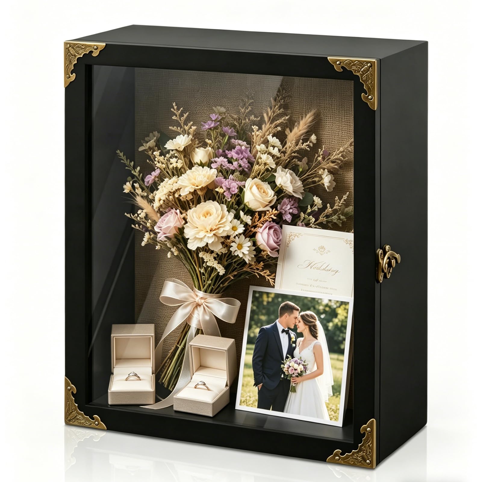 Shadow Box Deep 11,9 cm cornice in legno acrilico trasparente