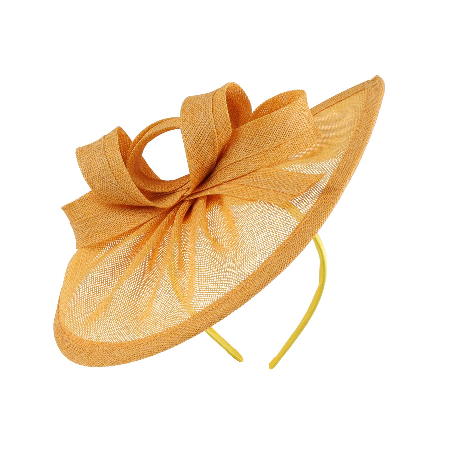 Bridal Fascinator Hair Clip Wedding Party hat Church Head wear Tea Hat with Clip Headband Accessories for Women