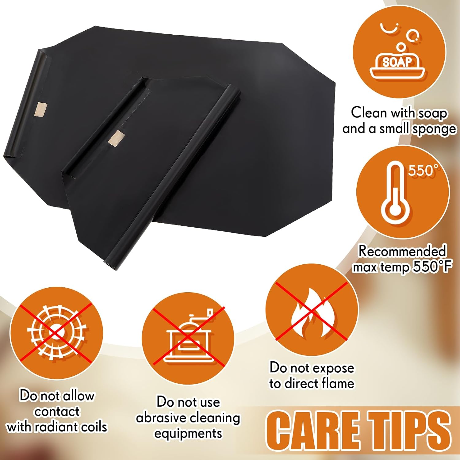 1 Pack PTFE Release Sheets with Bracket Loop Compatible with Taylor Clamshell Grill L800 Series Replaces 080595, 31.5'' x 21'' Non Stick Toaster Release Sheets PTFE Liner for Bread, Buns