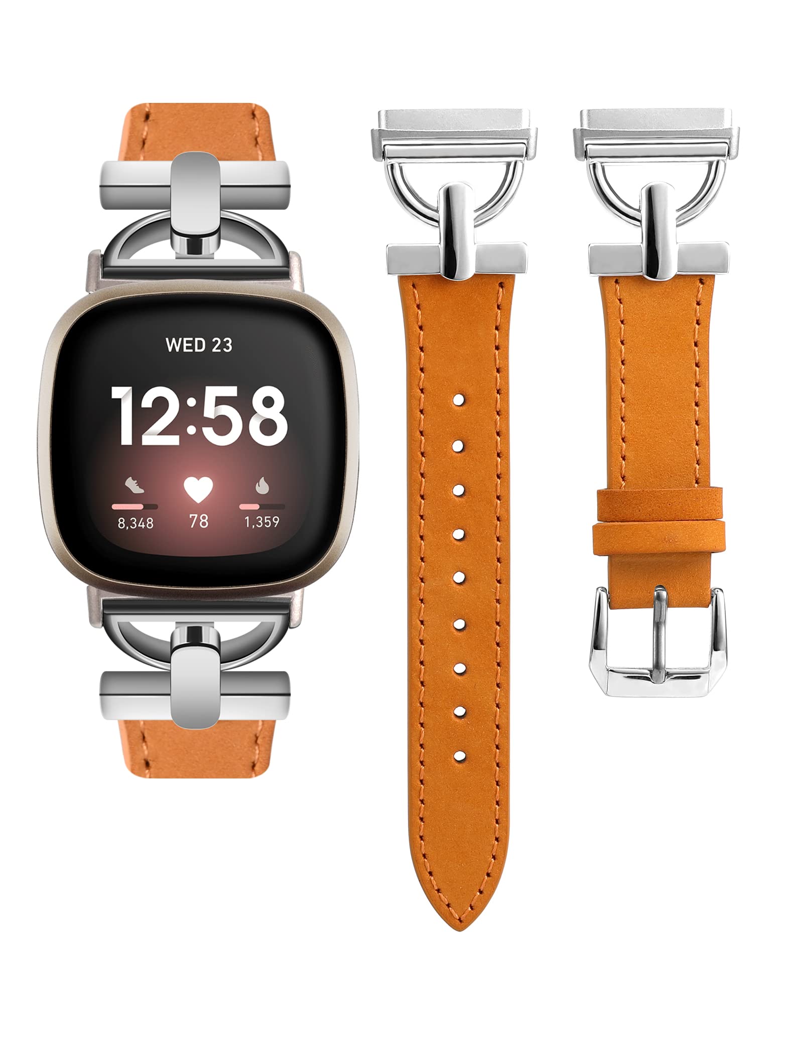 Amazon.co.jp: Fitbit Versa4/Versa3 バンド/Fitbit Sense2/Sense 