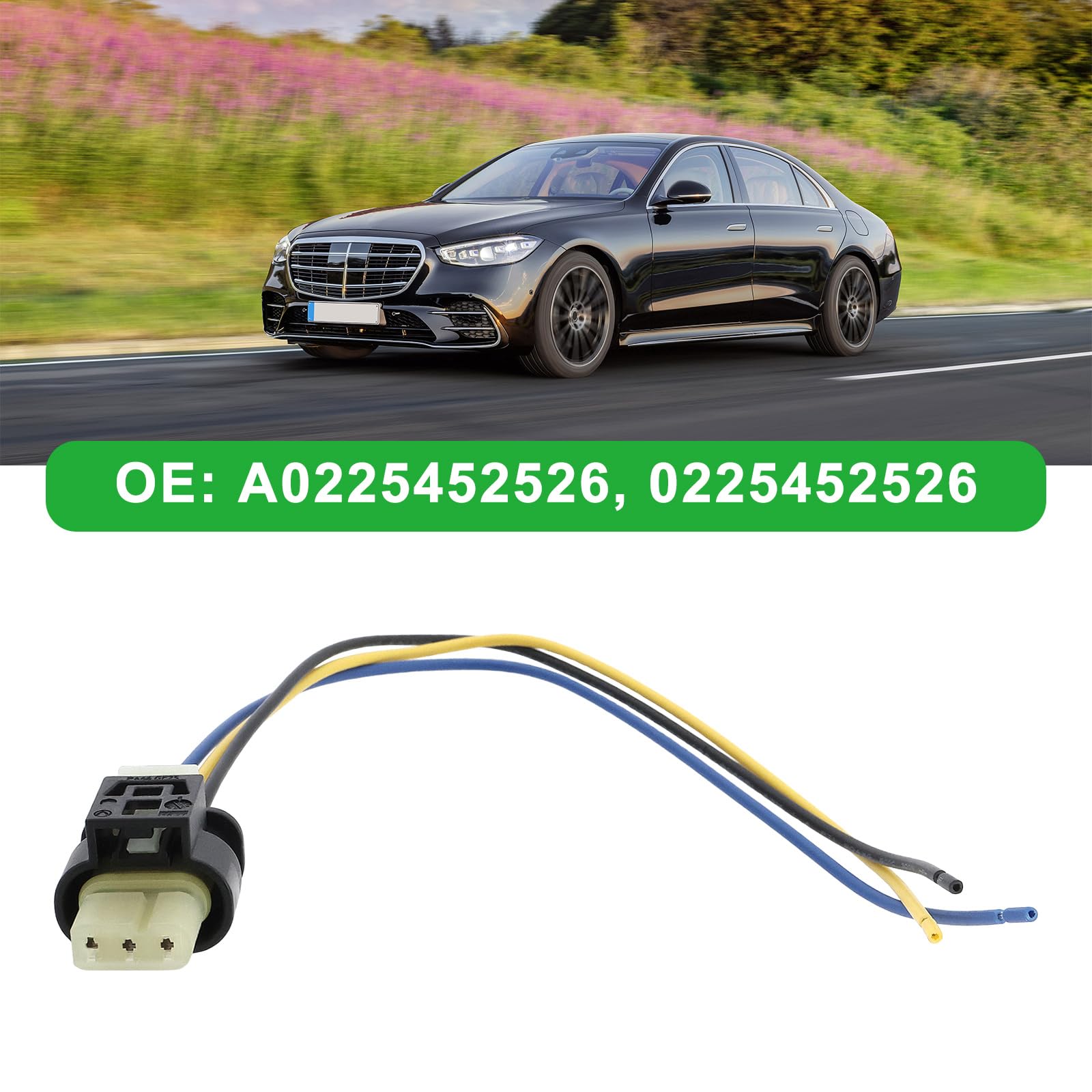 ECSiNG Cablaggio Anteriore A 3 Pin Del Connettore Del Sensore Di Parcheggio Per Auto Compatibile Con Mercedes Classe CES W177 W206 W213 W222