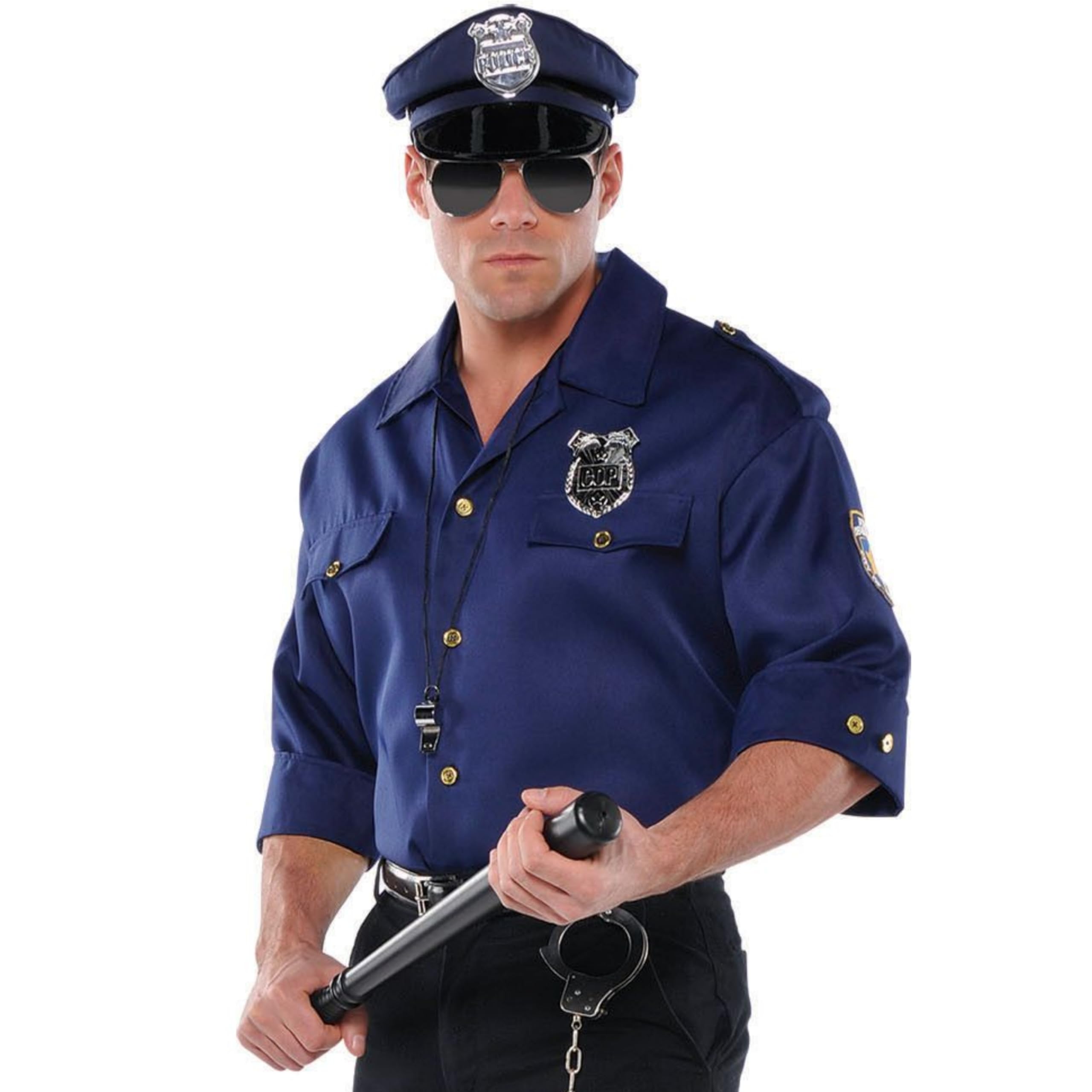 police blue dress Girls Police Officer Inspired Costume Dress Navy / 4T